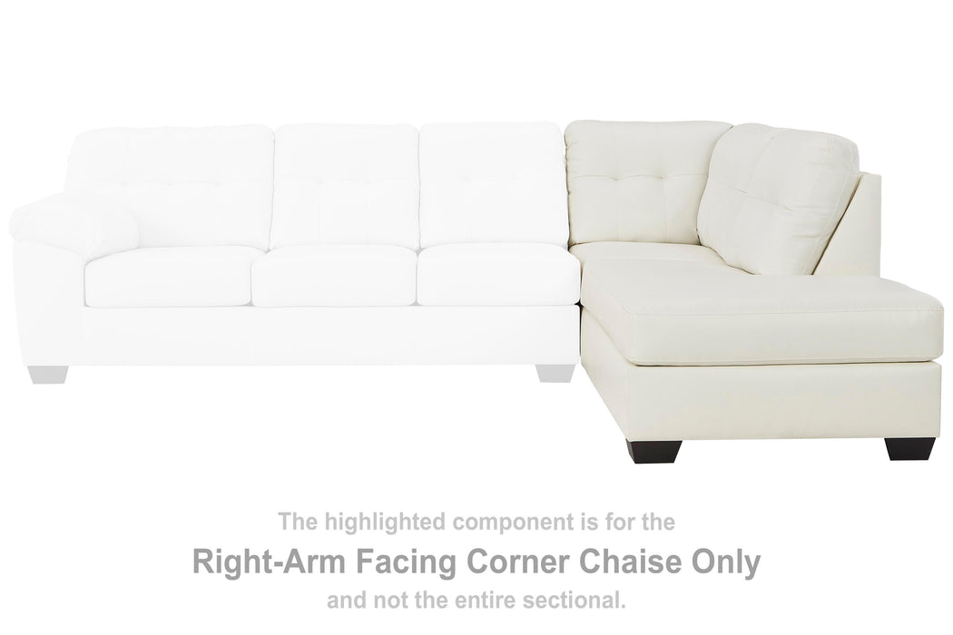 Donlen White Living Room Collection