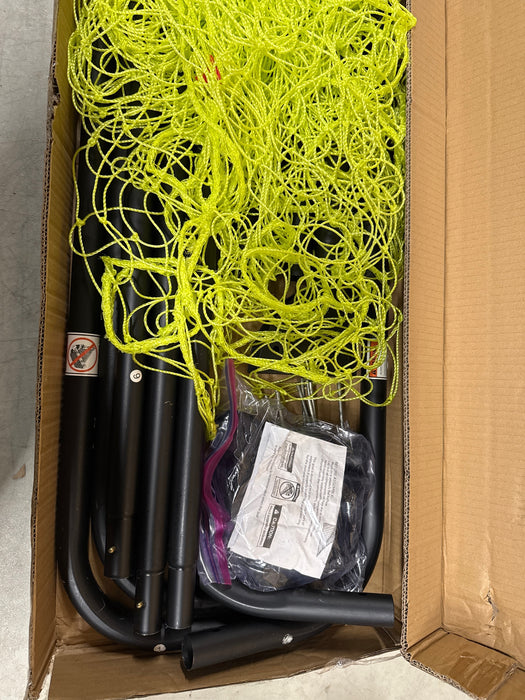 Franklin Sports 6 ft. x 12 ft. Black Folding Goal - new