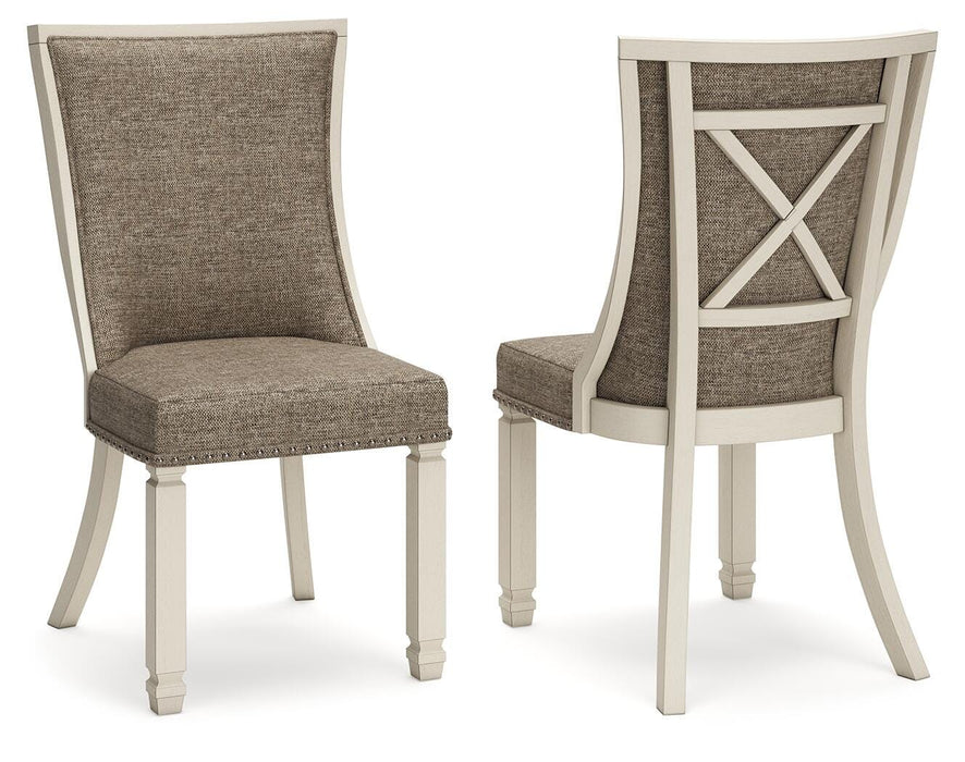 Bolanburg Two-tone Dining UPH Side Chair (Priced Per Item, Must Order 2, 4, 6, or 8) - Brand New