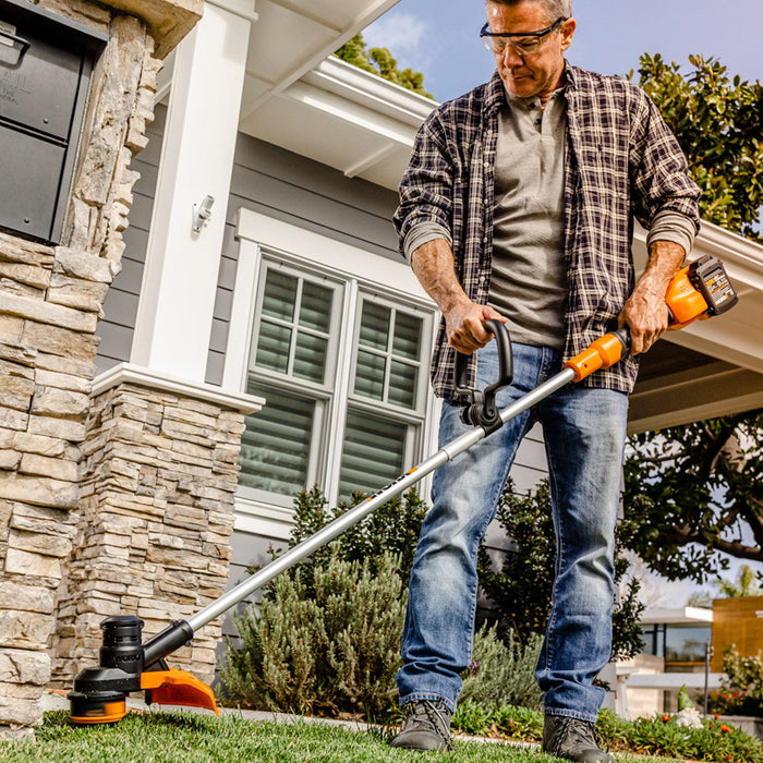 Worx 40v Combo, Includes 20" Push Mower, 13" String Trimmer, Quiet Tech Blower - use_like_new