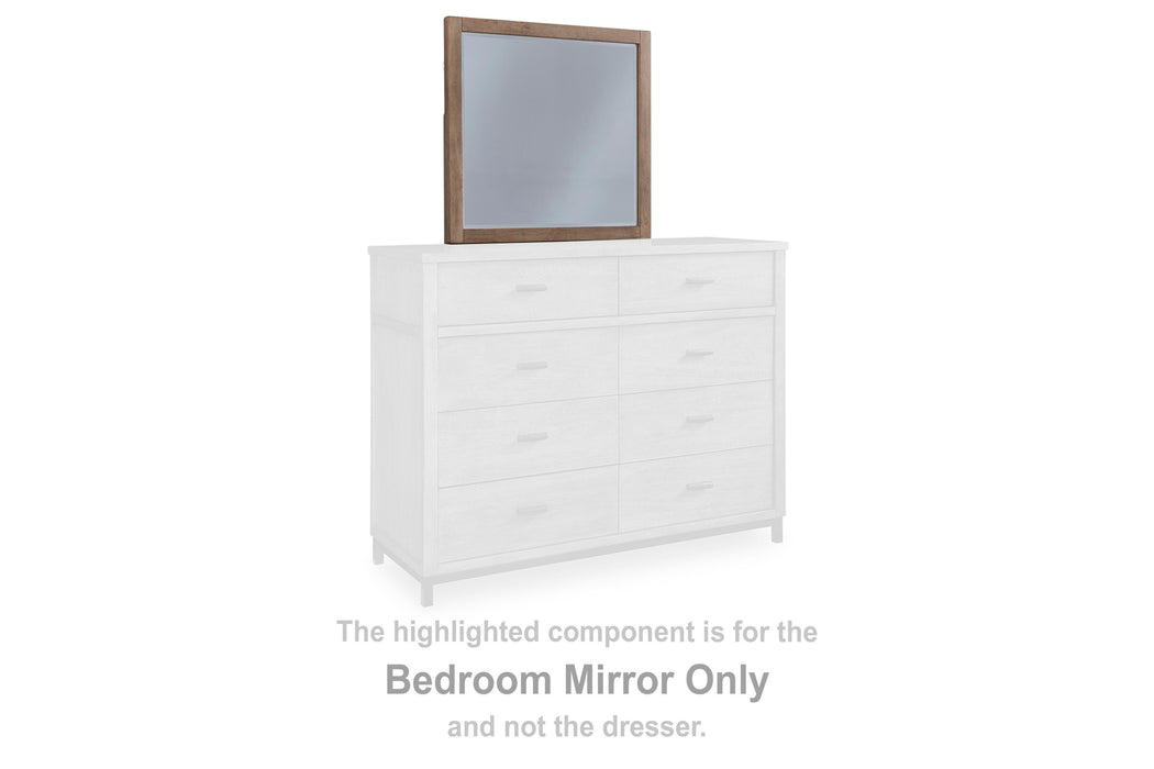 Tomtyn Light Brown Bedroom Mirror