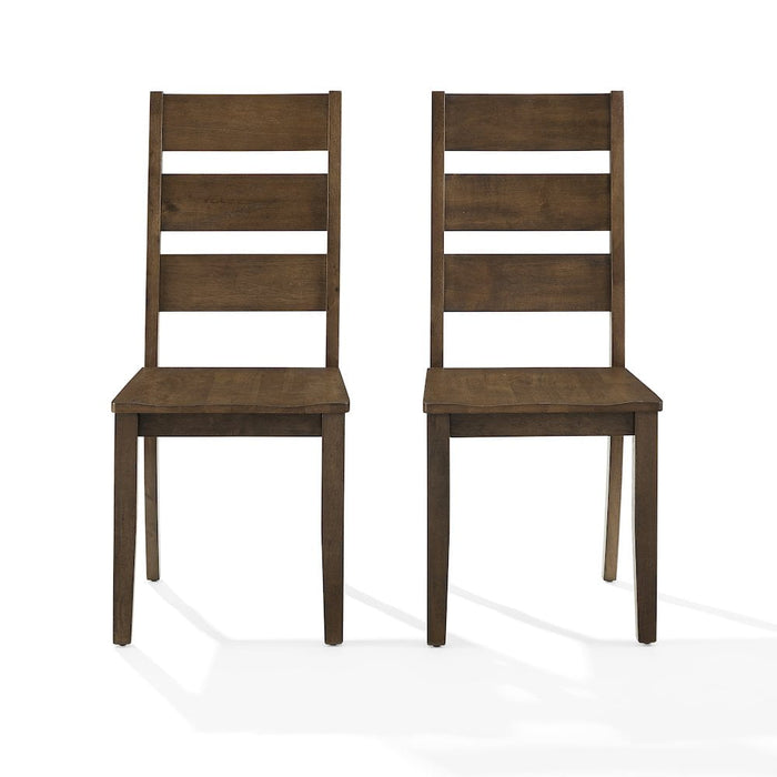 Crosley Furniture Joanna 2-Piece Ladder-Back Dining Chair Set- 2 Ladder-Back Chairs - new
