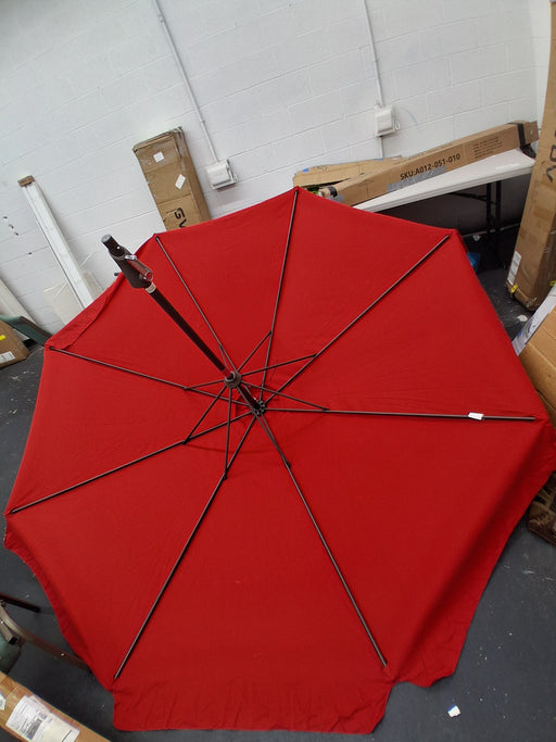 Blissun 9' Outdoor Patio Umbrella, Outdoor Table Umbrella, Yard Umbrella, Market Umbrella with 8 Sturdy Ribs, Push Button Tilt and Crank