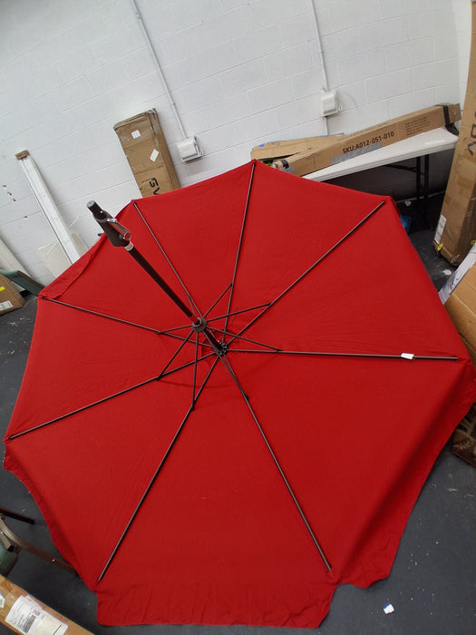 Blissun 9' Outdoor Patio Umbrella, Outdoor Table Umbrella, Yard Umbrella, Market Umbrella with 8 Sturdy Ribs, Push Button Tilt and Crank