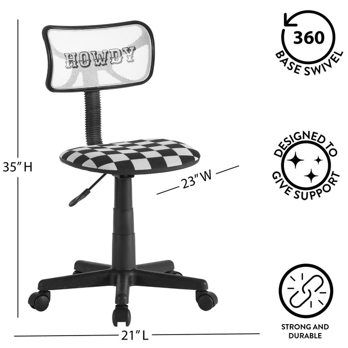 Urban Shop Swivel Mesh Desk Chair, Howdy - new
