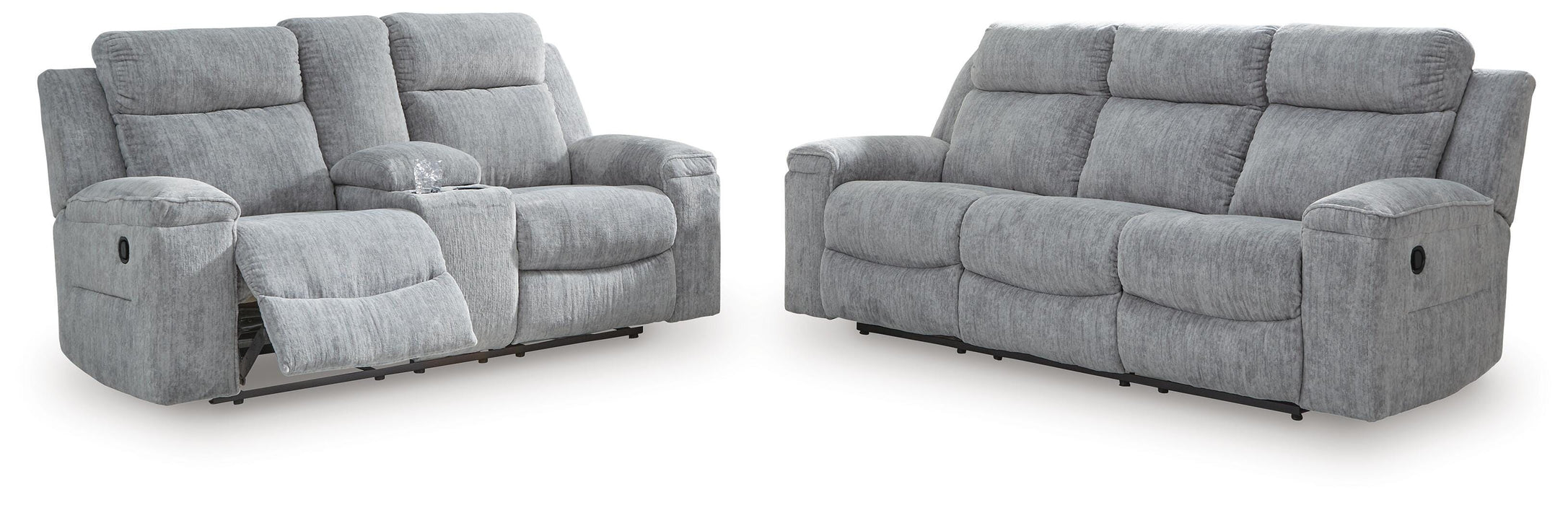 Buntington Pewter Buntington Sofa and Loveseat