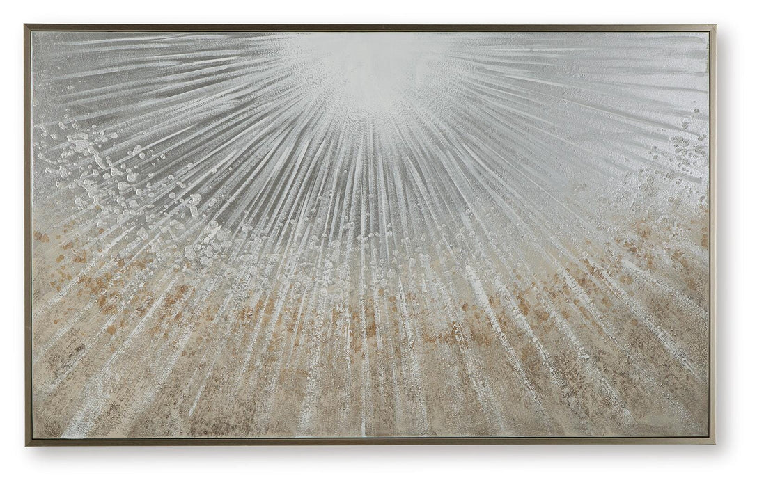 Waldard Gray/Taupe/White Wall Art