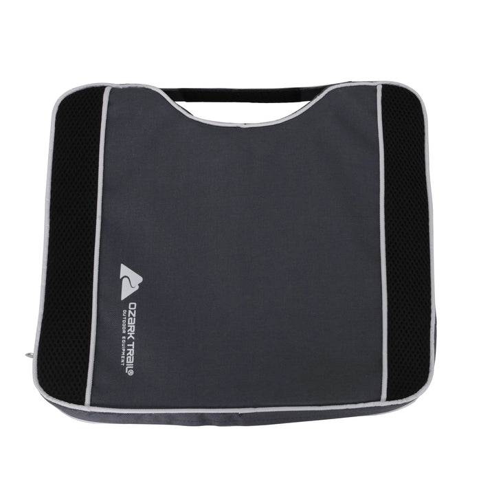 Ozark Trail 430-GRAY Gray and Black Stadium Cushion - new