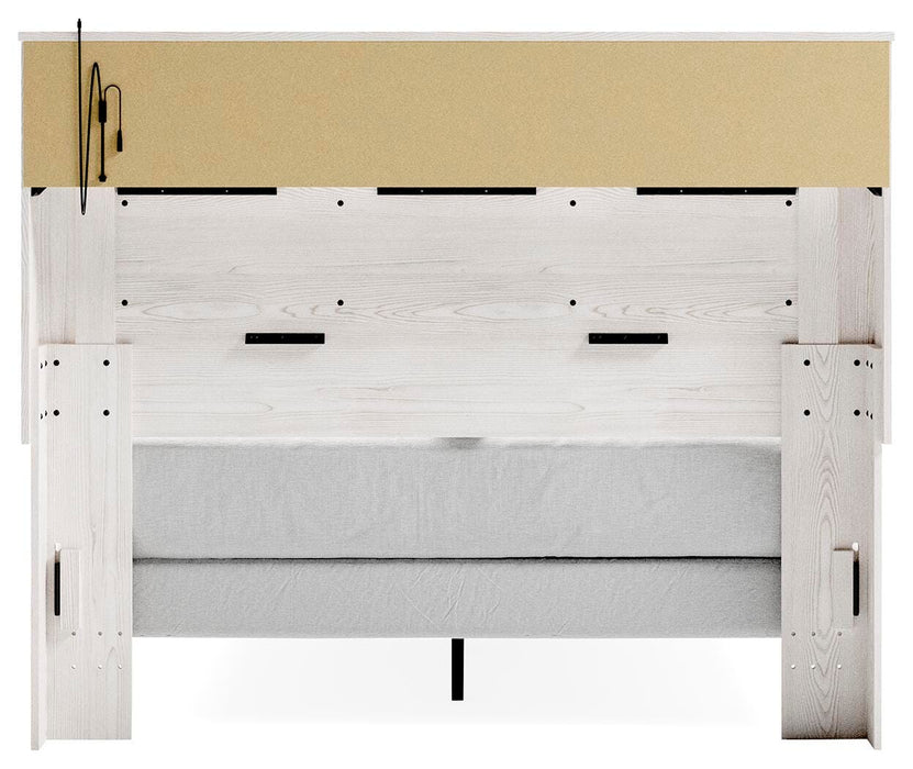 Altyra White Bookcase Bedroom Collection