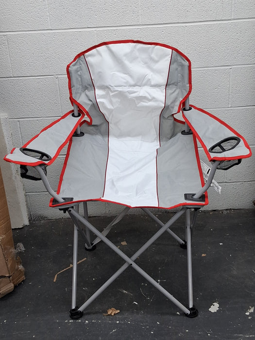 Ozark Trail Oversized Quad Chair, Off White & Grey - new
