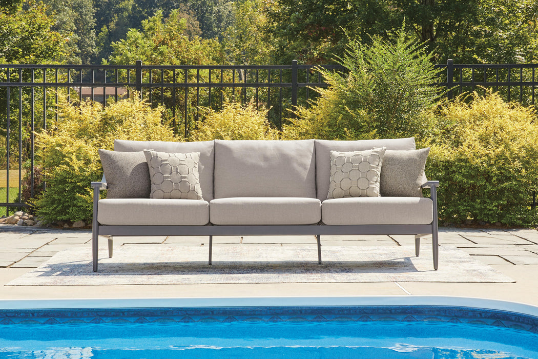 North Island Gray Sofa with Cushion