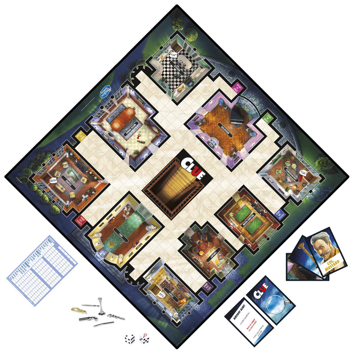 Clue Board Game, Mystery Game for Kids Ages 8 and Up, Family Games for 2-6 Players - new