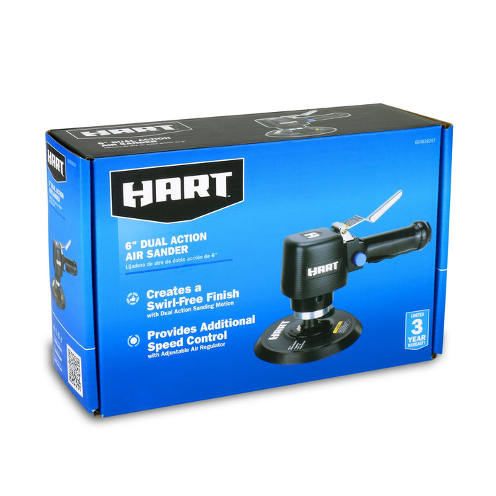 HART 6 in. Dual Action Air Sander - used_good
