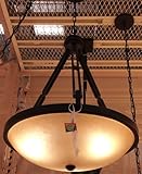 Hampton Bay Alta Loma 3-Light Dark Ridge Bronze Bowl Pendant - open_box