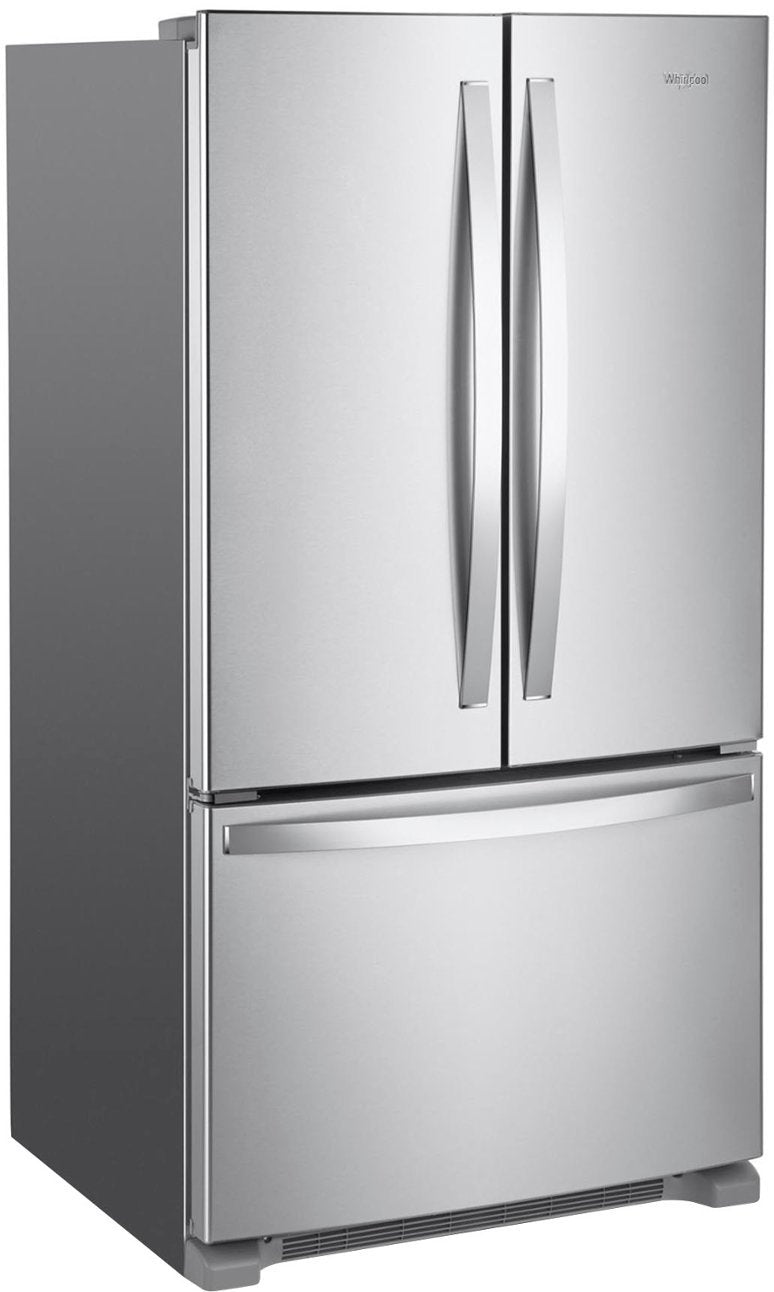 Whirlpool - 25.2 Cu. Ft. French Door Refrigerator with Internal Water Dispenser - Stainless Steel - display_model