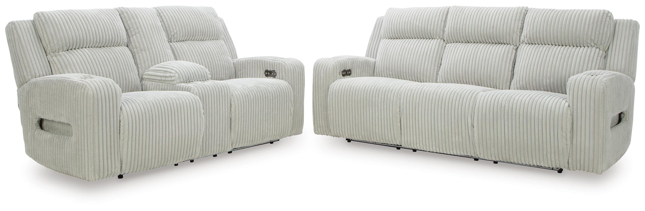 TwinBrooke Alloy TwinBrooke Sofa and Loveseat