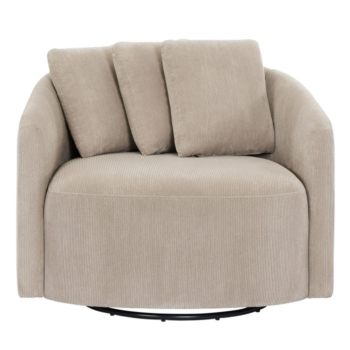 Beautiful Drew Chair by Drew Barrymore, Fawn Cord - open_box