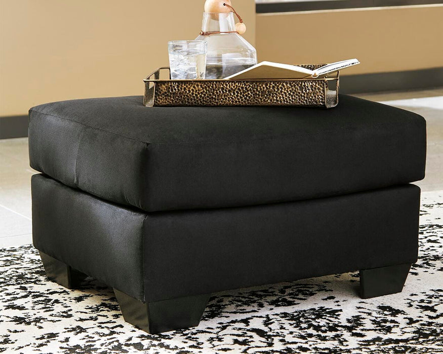 Darcy Black Darcy Ottoman