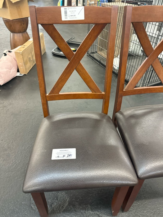 Better Homes & Gardens Maddox Crossing Dining Chair, Set of 2, Brown - new