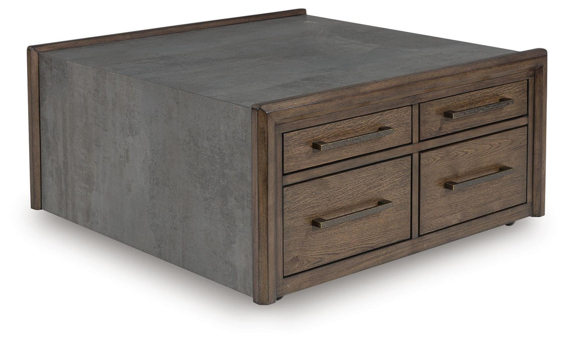 Kallenny Brown/Gray Square Cocktail Table