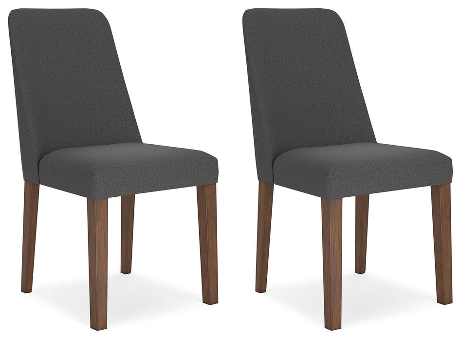 Lyncott Charcoal/Brown Lyncott Dining Chair