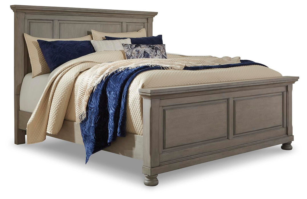 Lettner Light Gray Bedroom Furniture Pieces