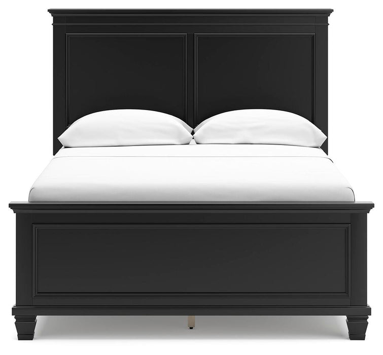 Lanolee Black Lanolee Full Panel Bed