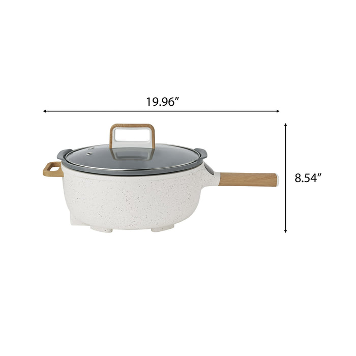 The Pioneer Woman Electric Skillet with Detachable Handle - new