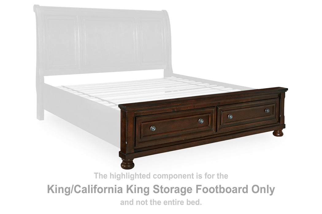 Porter Rustic Brown King/Cal King Storage FTBD
