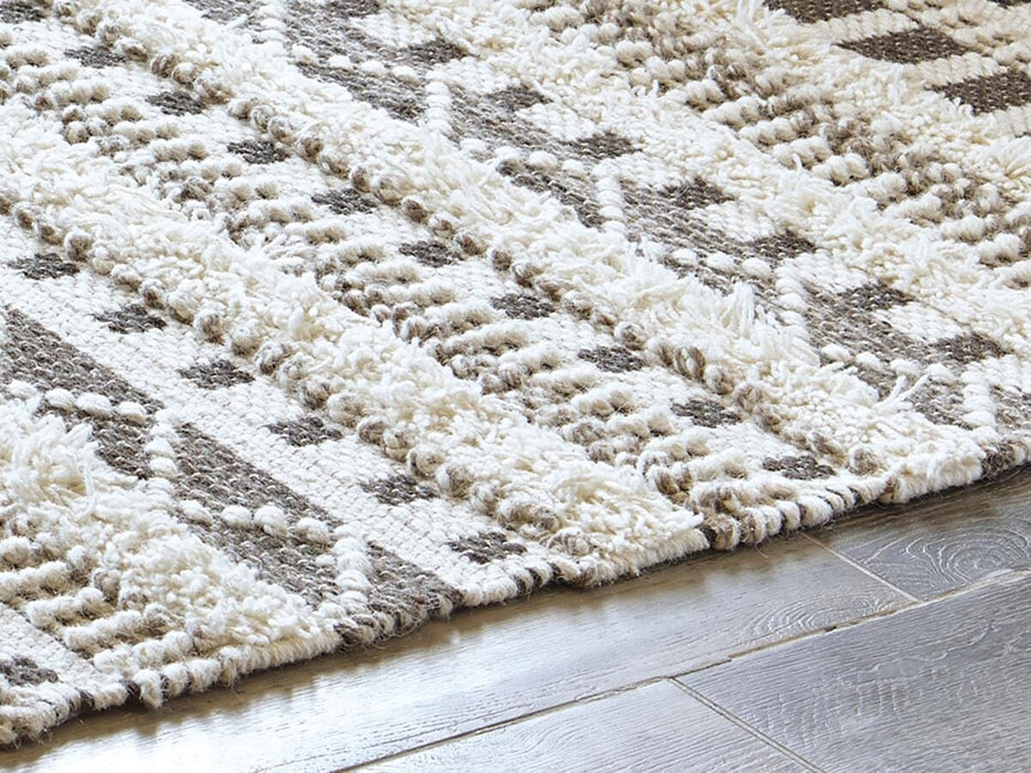 Karalee Ivory/Brown Medium Rug