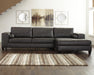 Nokomis Charcoal Nokomis 2-Piece Sectional with Chaise
