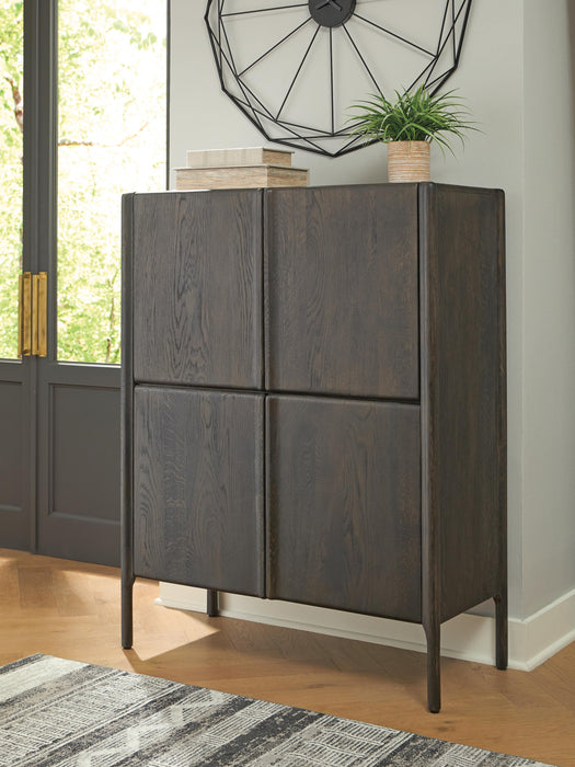 Orsonal Espresso Brown Accent Cabinet