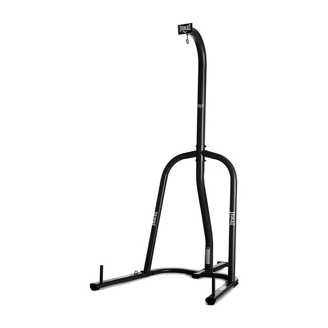 Everlast Heavy Bag Stand Boxing MMA Equipment, 100 Pound Capacity, Black - open_box