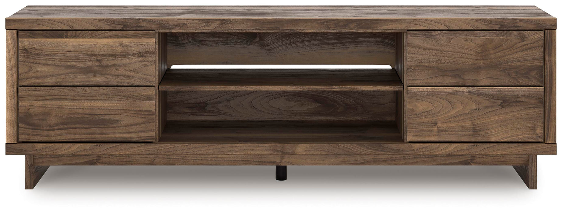 Zadilyn Brown XL TV Stand w/Fireplace Option