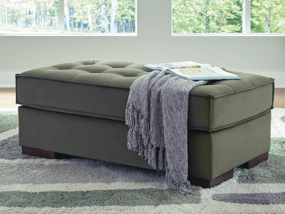 Chalcombe Olive Oversized Accent Ottoman