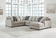 Ardsley Pewter Ardsley 4-Piece Sectional with Chaise