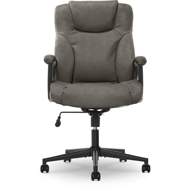 Serta Connor Office Chair Gray Bonded Leather - new