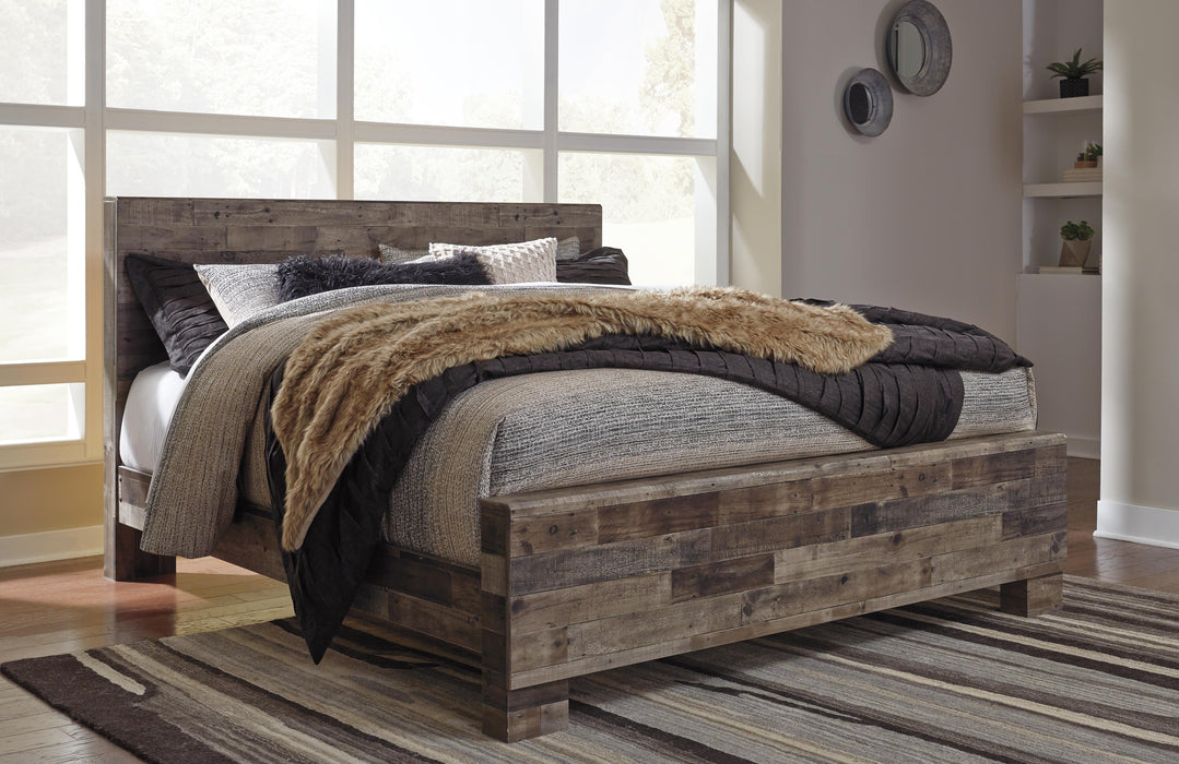 Derekson Multi Gray Bedroom Furniture Pieces