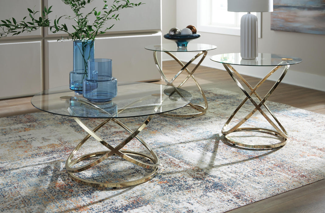 Crimonti Champagne Occasional Table Set (3/CN)