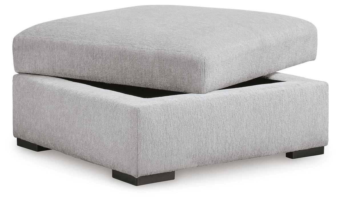 Benchcraft Nickel Ottoman With Storage