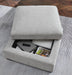 Benchcraft Nickel Ottoman With Storage