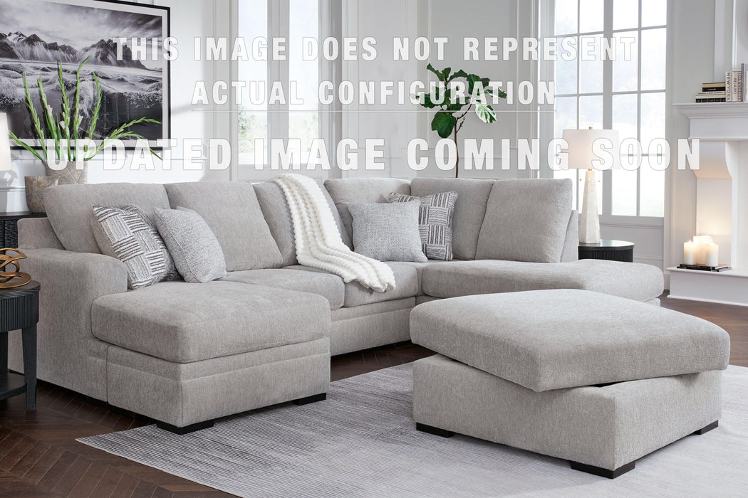 Benchcraft Nickel Ottoman With Storage