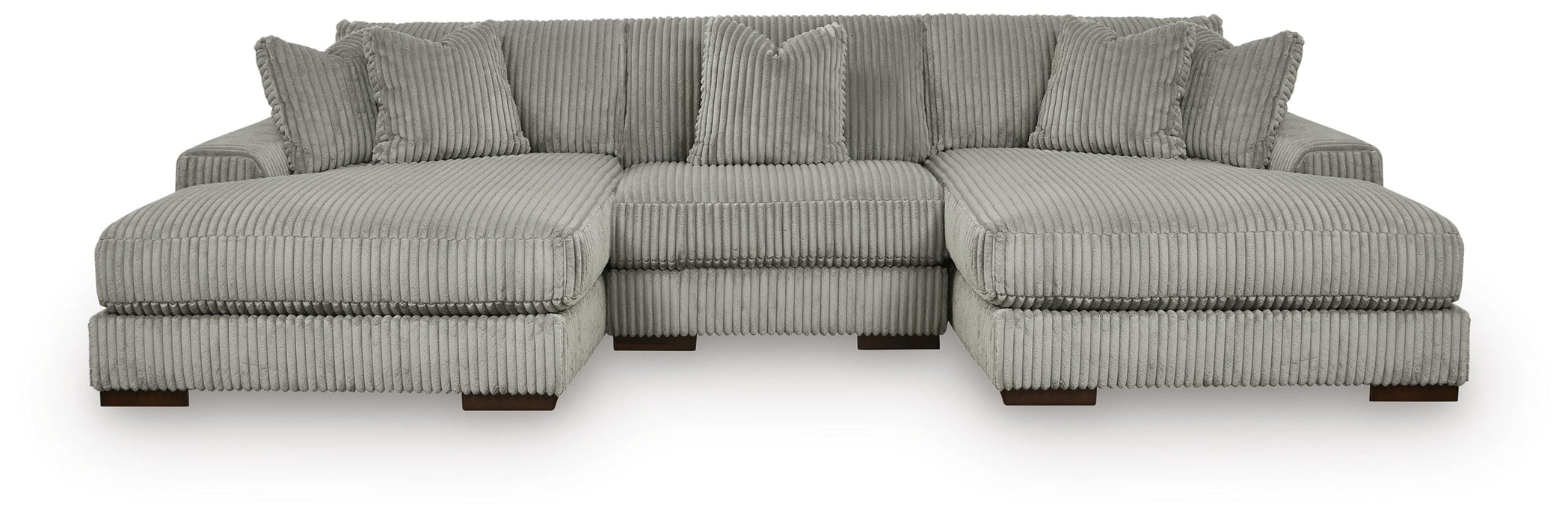 3-Piece Sectional with Double Chaise