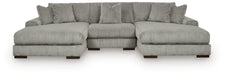 3-Piece Sectional with Double Chaise
