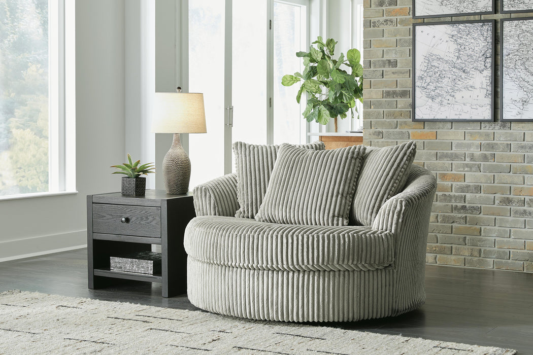 Oversized Swivel Accent Chair