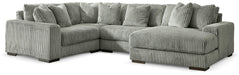 4-Piece Sectional with Chaise