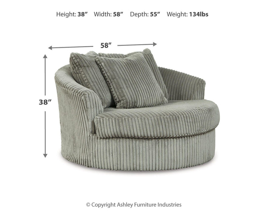 Oversized Swivel Accent Chair