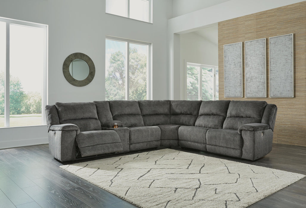 Keensburg Smoke Keensburg 3-Piece Power Reclining Sectional