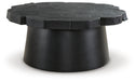 Wimbell Black Round Cocktail Table
