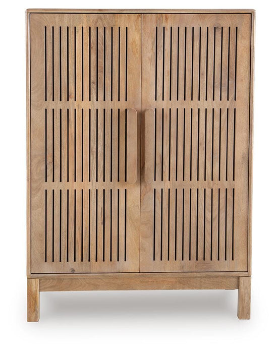 Pellamour Natural Brown Bar Cabinet